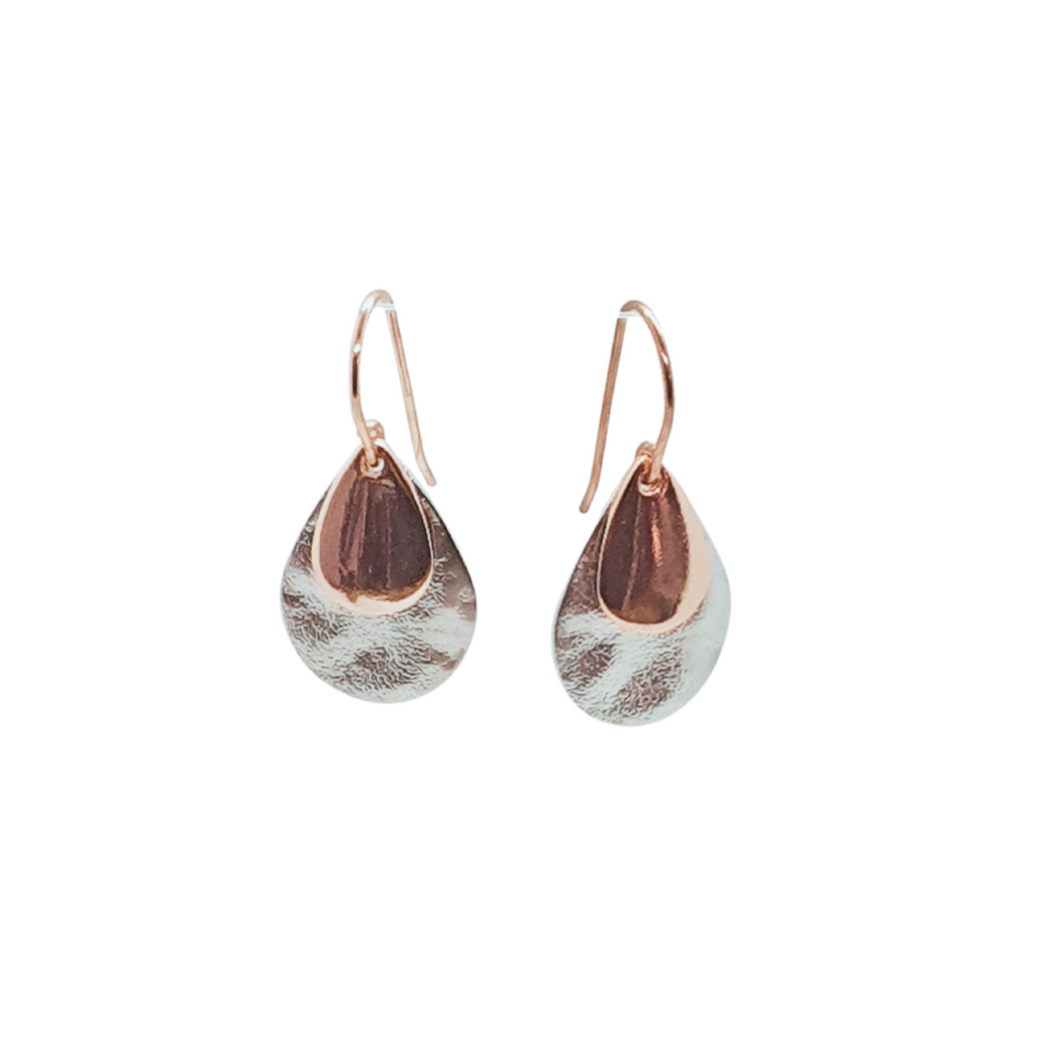 Tia double teardrop dangles