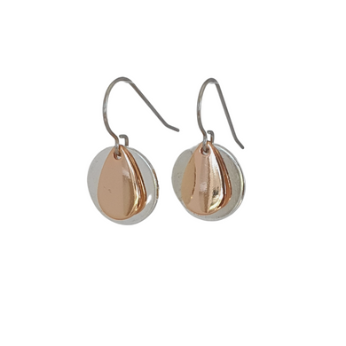 NEW Harlyn silver & rose gold dangle