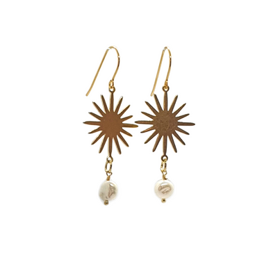 Ava fresh water pearl dangles